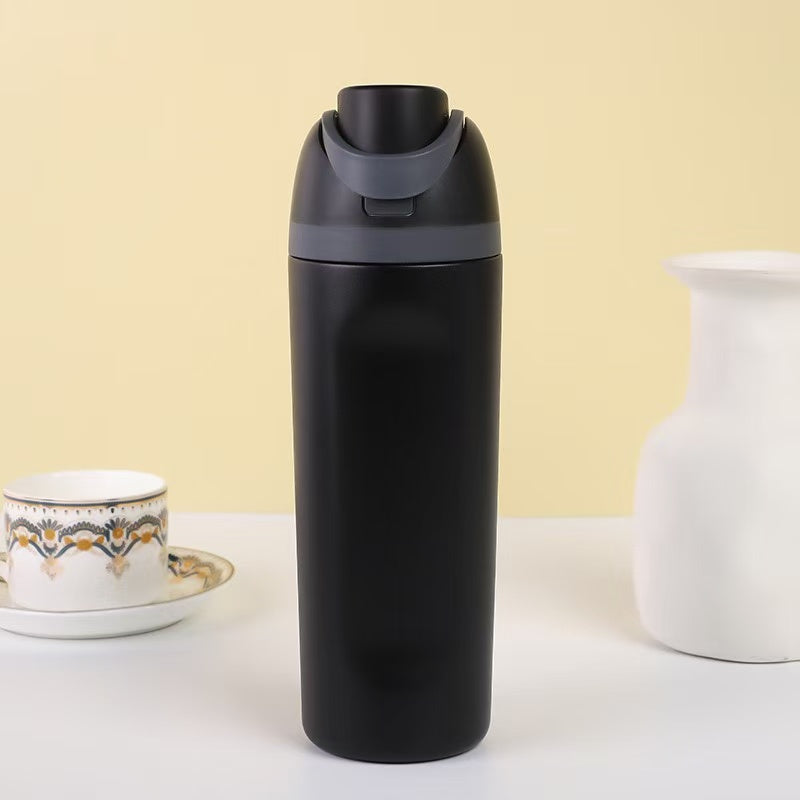 Insulated Stainless Steel Water Bottle with Straw