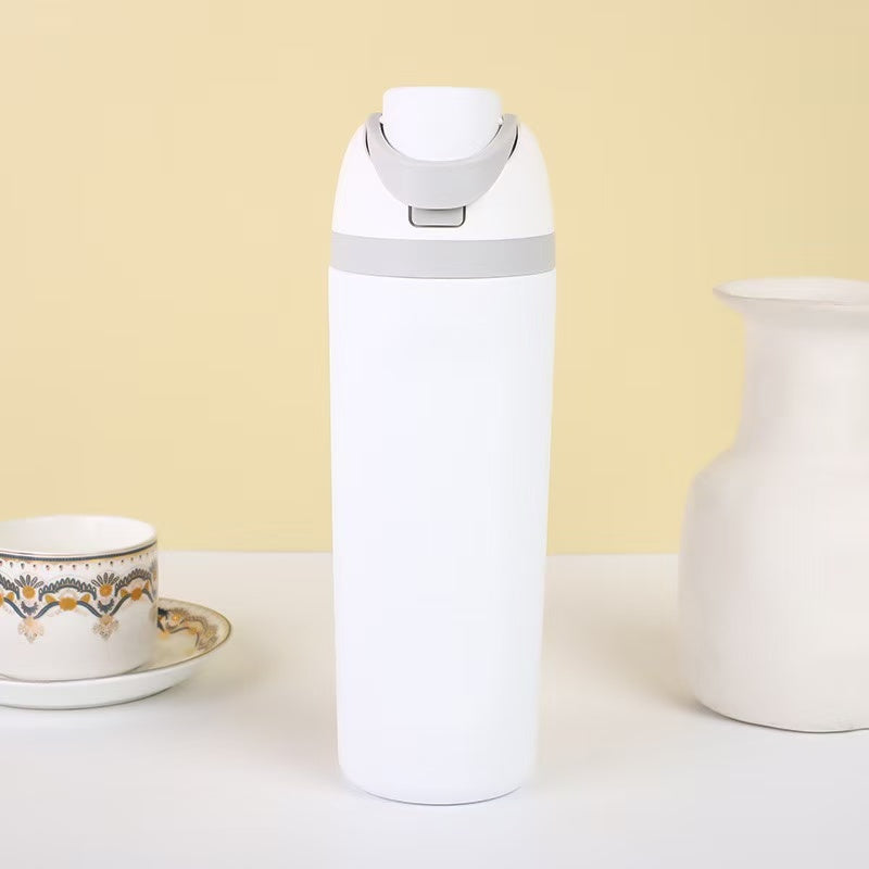 Insulated Stainless Steel Water Bottle with Straw
