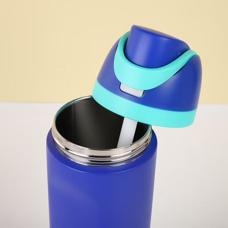 Insulated Stainless Steel Water Bottle with Straw